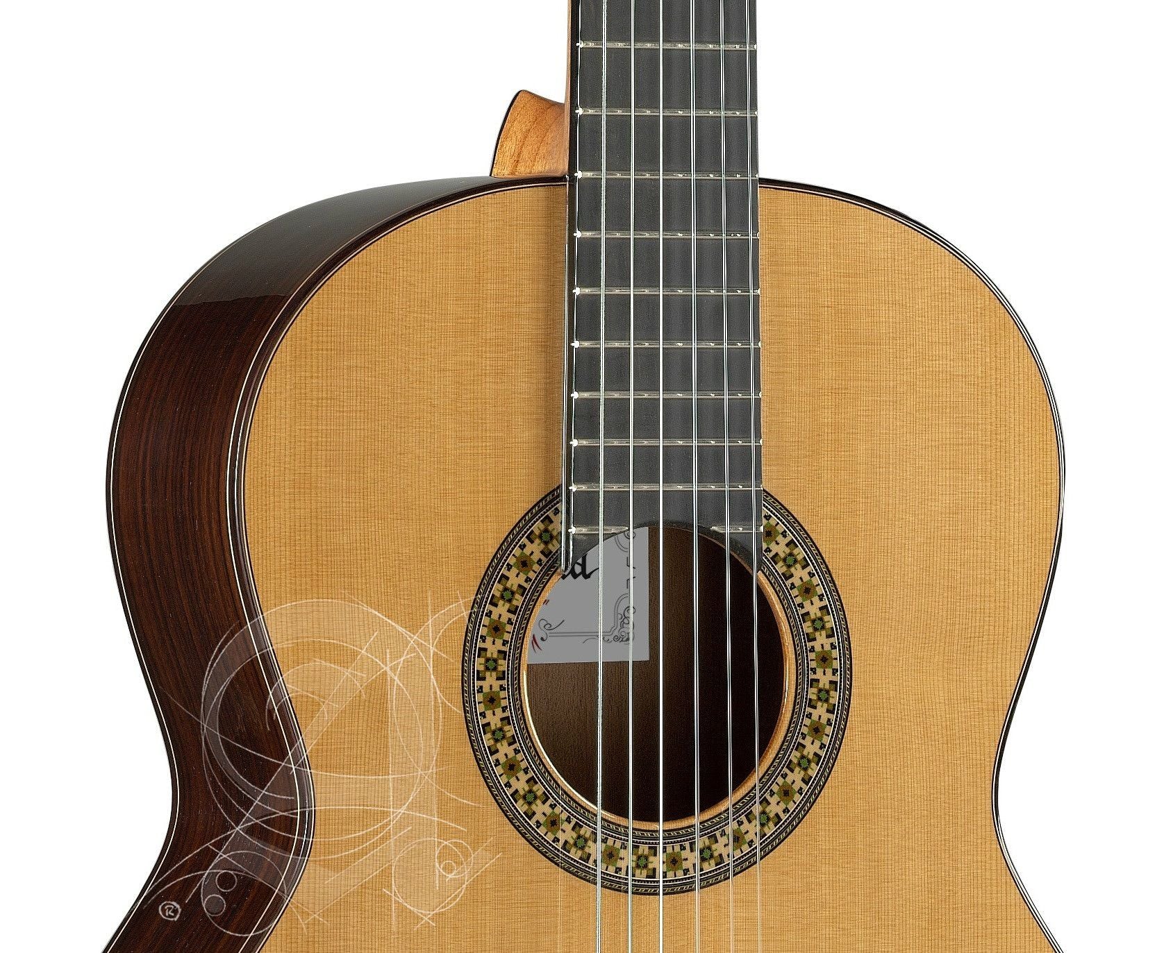 Alhambra 4P Solid Red Cedar Top Classical Guitar
